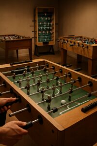 Lee más sobre el artículo Arte y técnica del futbolín: guía experta para elegir y mantener tu mesa