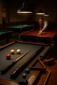 Lee más sobre el artículo Guía completa de billares: historia, tipos de mesas, materiales, cuidados y cómo elegir el mejor