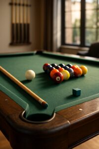Lee más sobre el artículo Guía completa de billares: historia, tipos, materiales y cómo elegir la mejor mesa