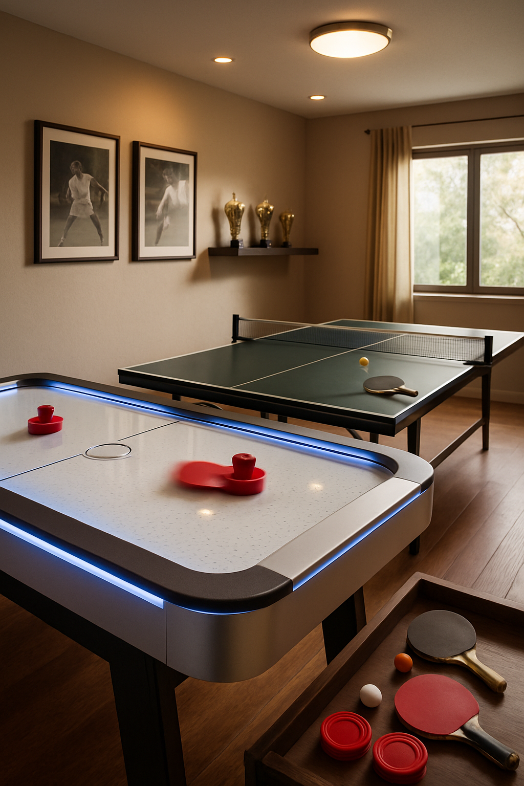 Lee más sobre el artículo Mesas de aire vs mesas de ping pong: guía experta para elegir la mejor mesa recreativa