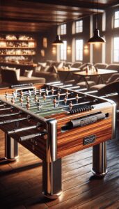 Lee más sobre el artículo Cómo elegir el futbolín perfecto: de bar a casa, materiales y trucos de mantenimiento
