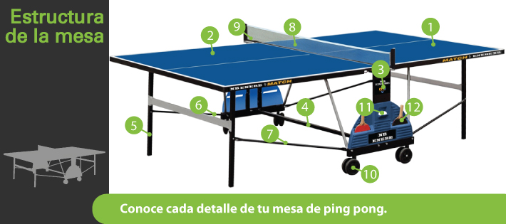 Oferta Mesa Ping Pong Exterior antivandálica Enebe New Zeta Garden