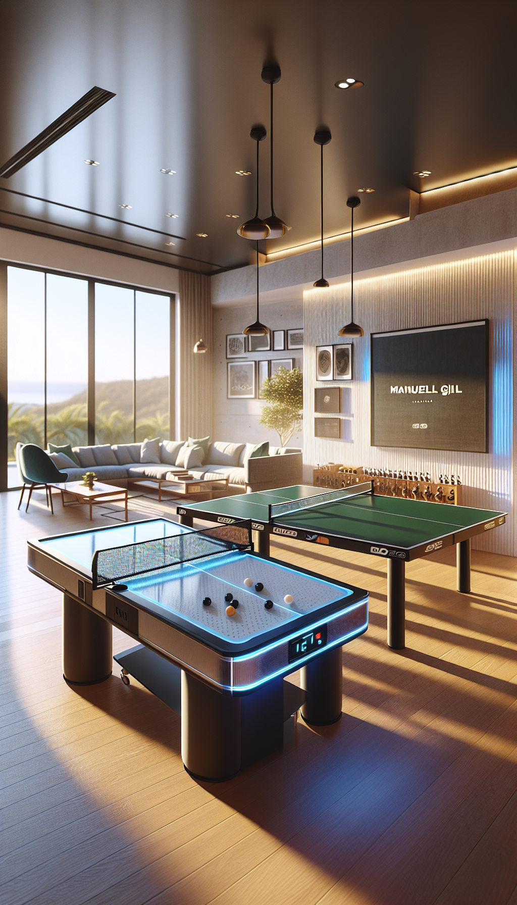 Lee más sobre el artículo Mesas recreativas ideales: cómo elegir entre mesa de aire (air hockey) y mesa de ping pong (tenis de mesa) para tu espacio y nivel