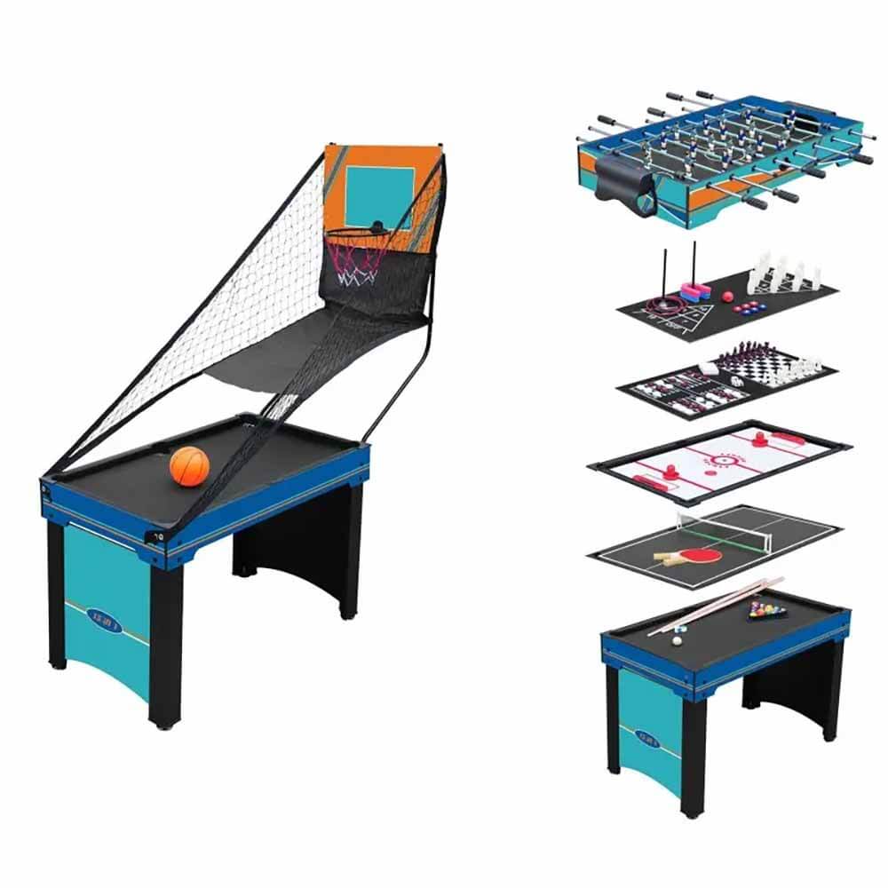 Lee más sobre el artículo Mesas multijuegos: air hockey, futbolín, billar y ping pong en un solo mueble